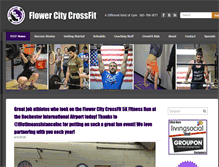 Tablet Screenshot of flowercitycrossfit.com